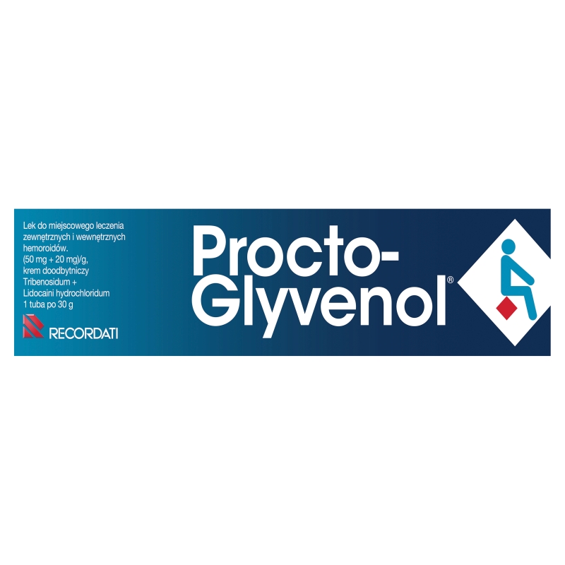 Procto-Glyvenol  kremdoodbytniczy do miejscowego leczenia hemoroidów, 30 g