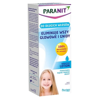 Paranit Sensitive Lotion , preparat do likwidacji wszy i gnid, 150 ml