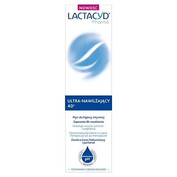 Lactacyd 40+, ultra-nawilżający płyn do higieny intymnej 40+, 250 ml