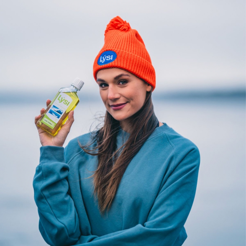 Lysi Tran islandzki, cytrynowo-miętowy, 240 ml
