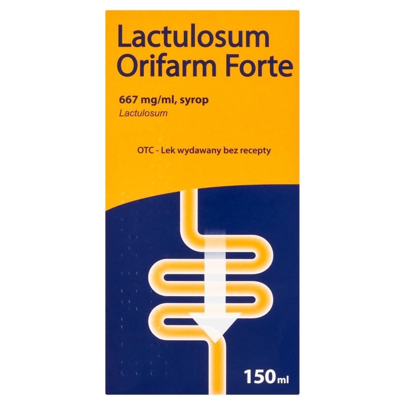 Lactulosum Orifarm Forte, 667 mg/ml, 150 ml KRÓTKA DATA 31.05.2025