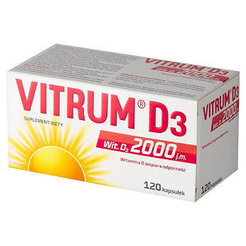 Vitrum D3 2000 j.m., 120 kapsułek