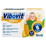 Vibovit Bobas proszek z zestawem witamin dla dzieci od 2 do 4 lat, 30 szt.