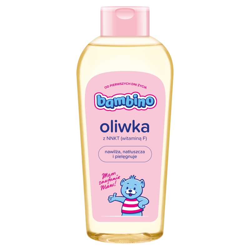 Bambino Oliwka dla dzieci, oliwka nawilża natłuszcza i pielęgnuje, 300 ml