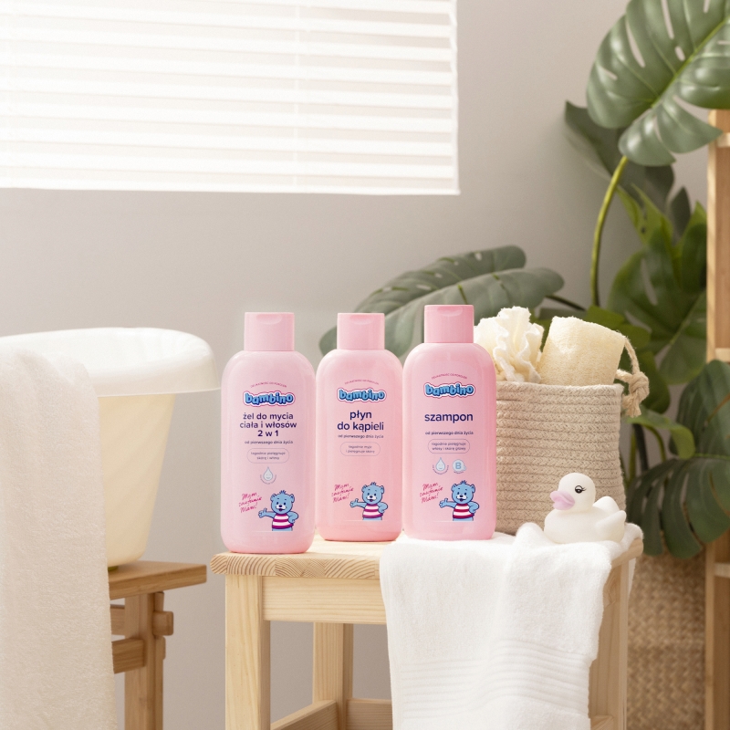 Bambino, żel do mycia ciała i włosów 2w1, 400 ml