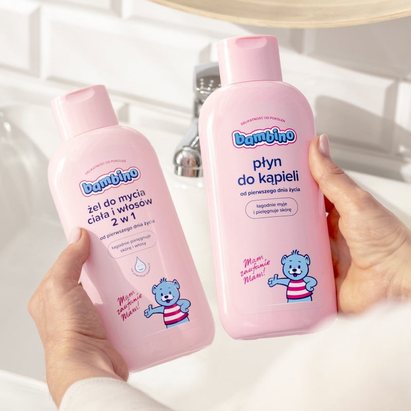 Bambino, żel do mycia ciała i włosów 2w1, 400 ml