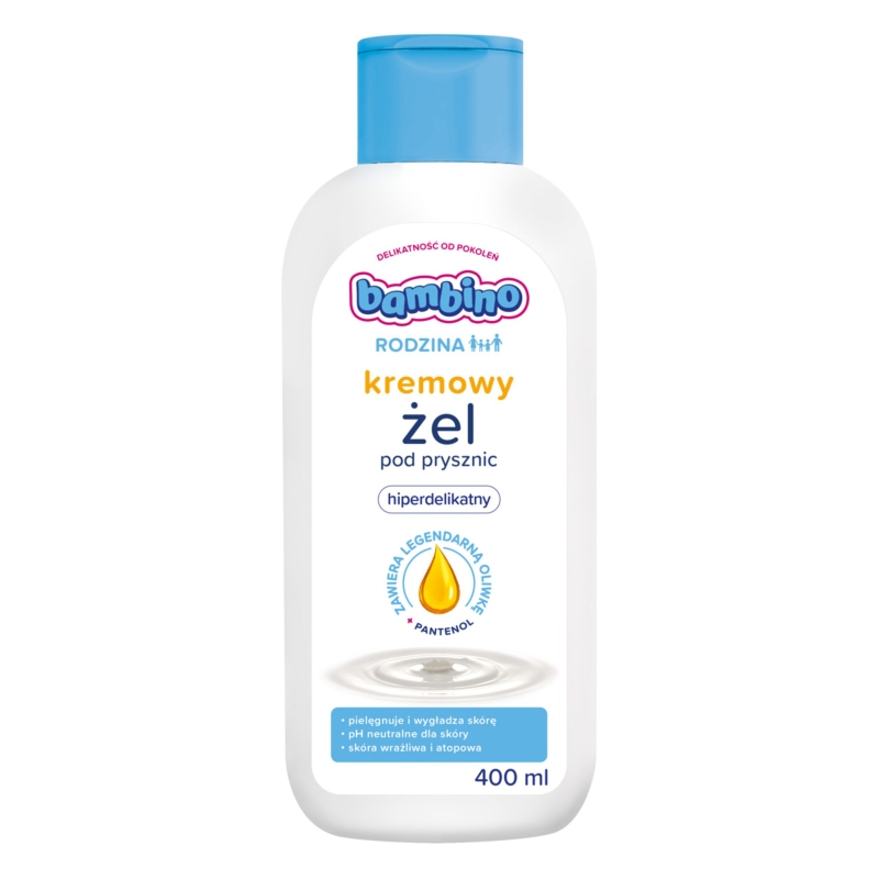 Bambino Rodzina, żel kremowy pod prysznic, 400 ml
