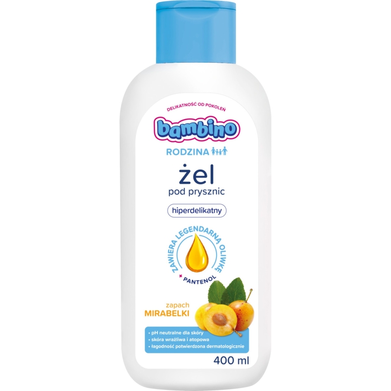 Bambino Rodzina, żel pod prysznic, mirabelka, 400 ml