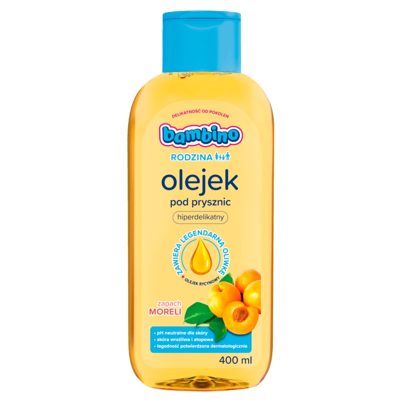 Bambino Rodzina, olejek pod prysznic, morela, 400 ml