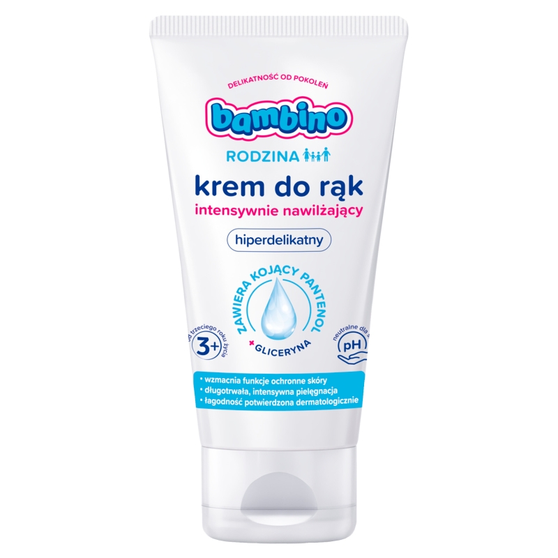 Bambino Rodzina, krem do rąk, nawilżający, 75 ml