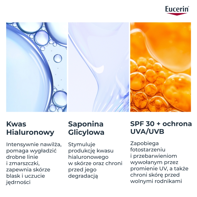 Дневной крем для лица Eucerin Hyaluron-Filler против морщин, с гиалуроновой кислотой, SPF 30, 50 мл — фото 5