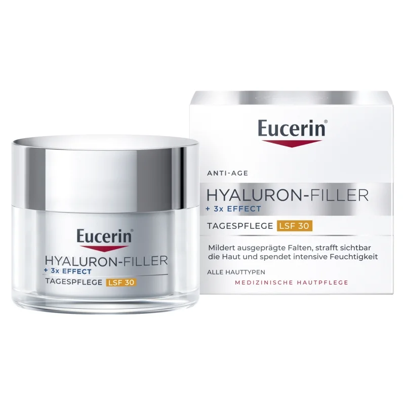 NIVEA POLSKA Eucerin Hyaluron-Filler, krem na dzień, SPF 30, 50 ml — Składniki i ocena