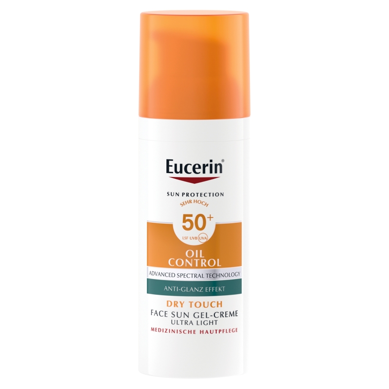 NIVEA POLSKA Eucerin Sun Oil Control, Gel-Schutzcreme, SPF 50+, 50 ml