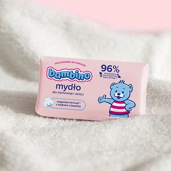 Bambino Mydło, z lanoliną dla dzieci, 90 g