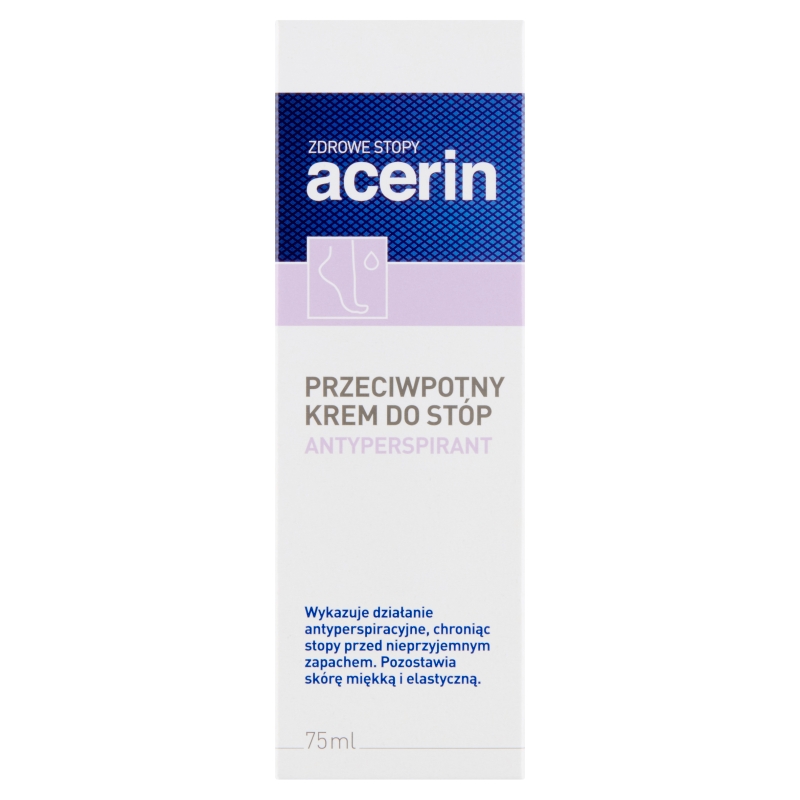 Acerin Perspirant krem na nadmierną potliwość stóp, 75 ml