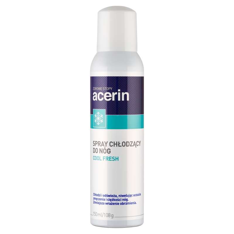 Acerin Cool Fresh Spray  spray na zmęczone i opuchnięte nogi, 150 ml