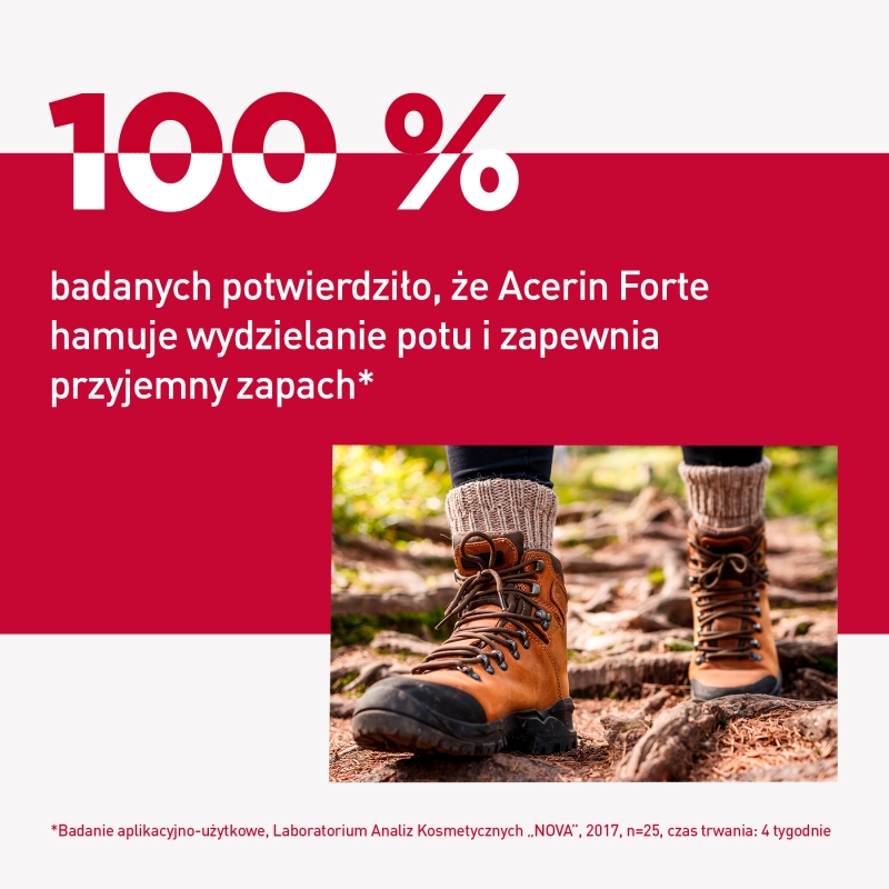 Anida Acerin Antyperspirant Forte, do stóp na nadmierne pocenie i nieprzyjemny zapach, 100 ml