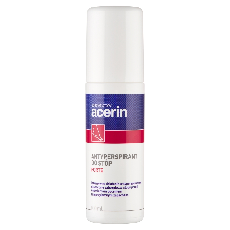 Anida Acerin Antyperspirant Forte, do stóp na nadmierne pocenie i nieprzyjemny zapach, 100 ml