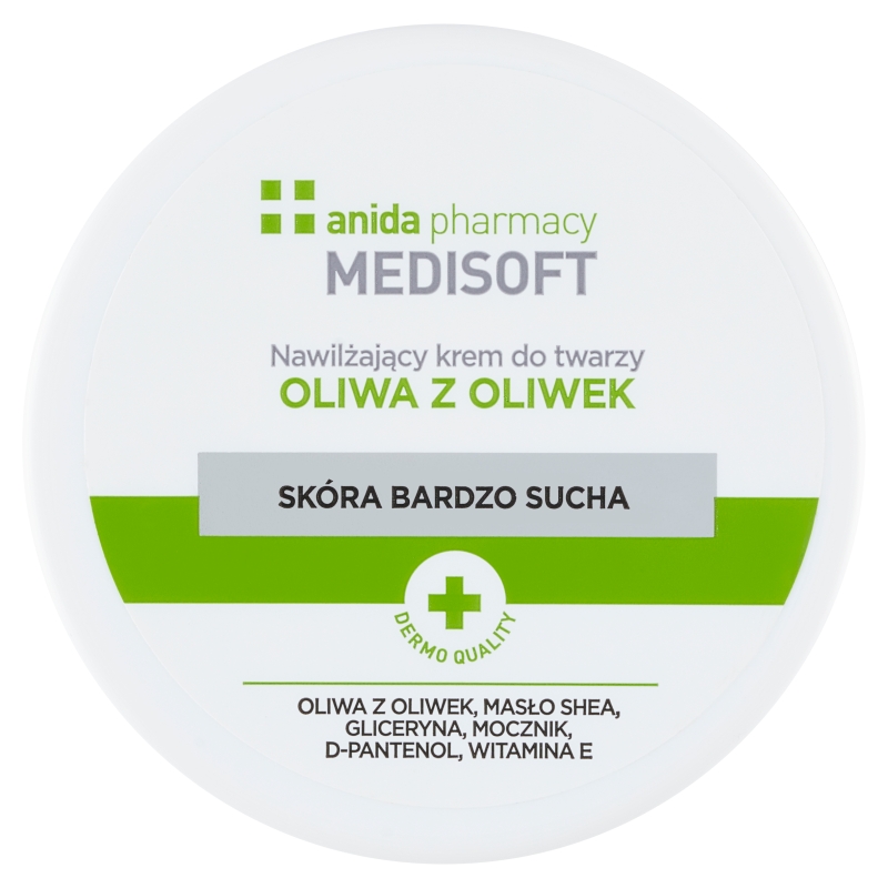 Anida MEDISOFT  krem nawilżający do twarzy z oliwą z oliwek, 100 ml