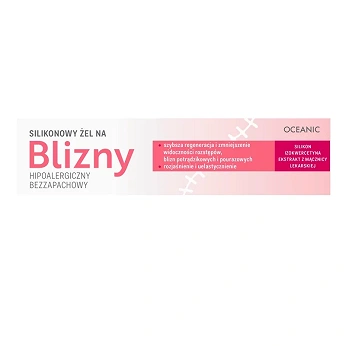 Blizny, żel silikonowy, hipoalergiczny, bezzapachowy, 30 g