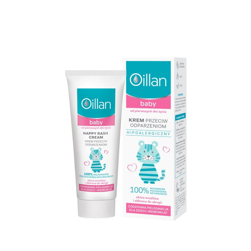 Oillan Baby, krem przeciw odparzeniom dla dzieci od pierwszego roku życia, 40 ml
