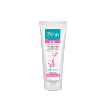 Oillan Baby, krem pielęgnacyjny do twarzy i ciała dla dzieci od pierwszych dni życia, 75 ml