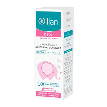 Oillan Baby , mleczko nawilżające dla dzieci od pierwszego roku życia, 200 ml