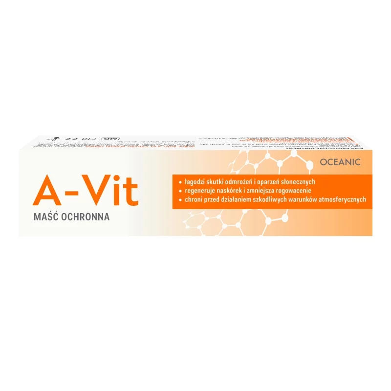 A-Vit Maść Ochronna , łagodząca skutki odmrożeń i oparzeń słonecznych, 25 g