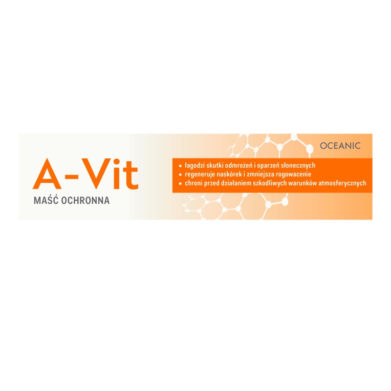 A-Vit Maść Ochronna , łagodząca skutki odmrożeń i oparzeń słonecznych, 25 g