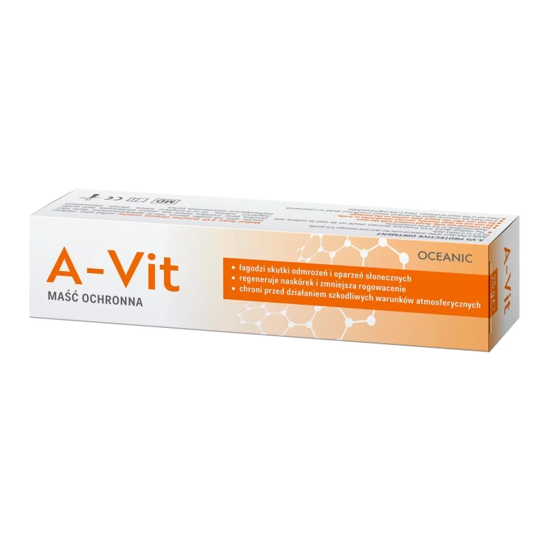 A-Vit Maść Ochronna , łagodząca skutki odmrożeń i oparzeń słonecznych, 25 g