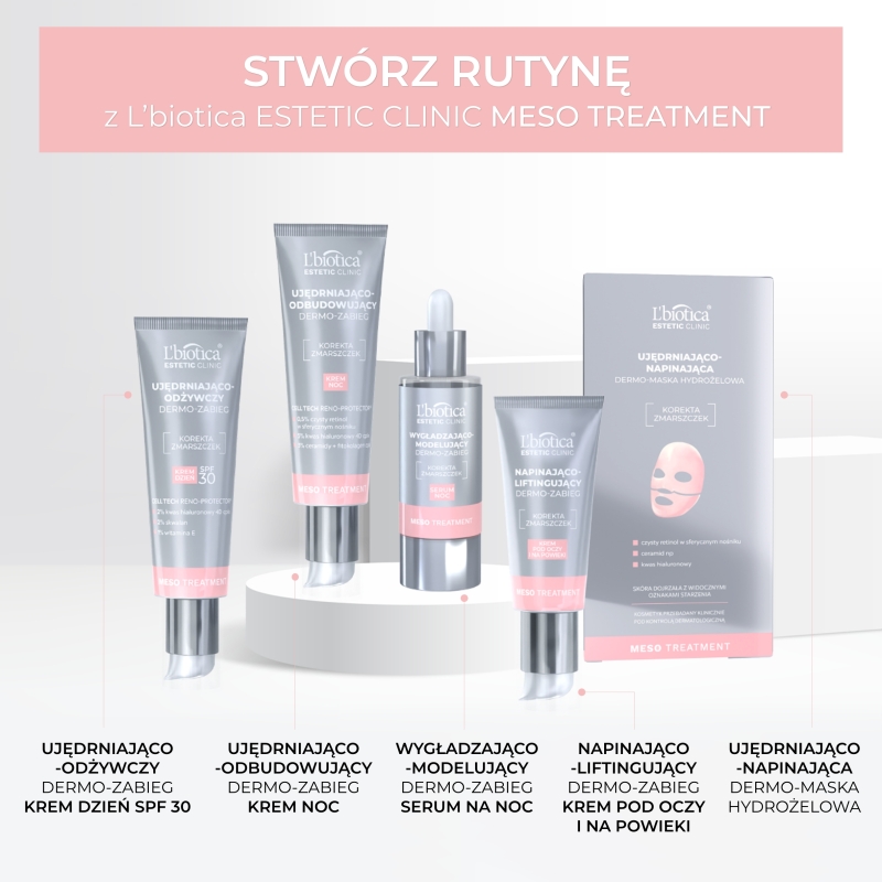 L'biotica Dermo-zabieg, krem ujędrniająco-odżywczy na dzień, SPF 30, 35 ml