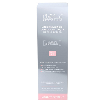 L'biotica Dermo-zabieg, krem ujędrniająco-odbudowujący na noc, 35 ml