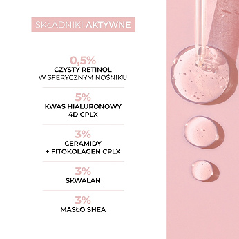 L'biotica Dermo-zabieg, krem ujędrniająco-odbudowujący na noc, 35 ml