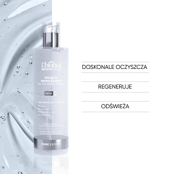 L'biotica, żel kojąco-nawilżająco do mycia twarzy, 200 ml