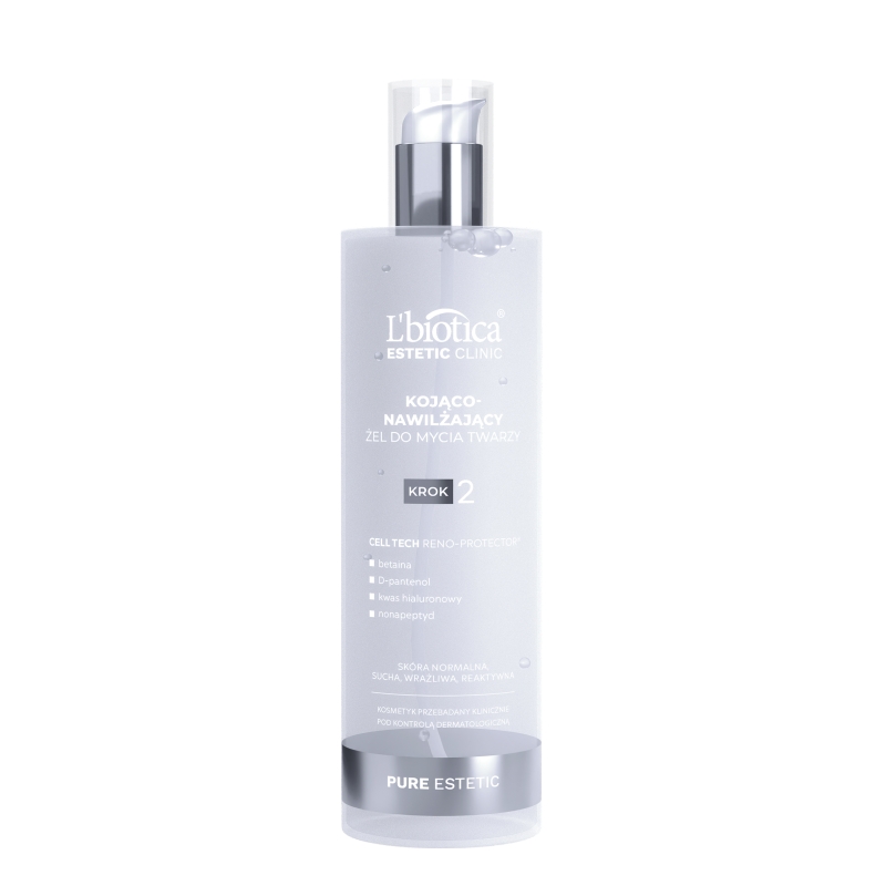 L'biotica żel kojąco-nawilżająco do mycia twarzy, 200 ml