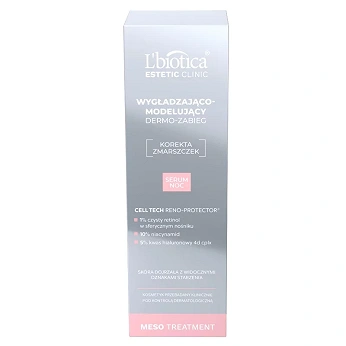 L'biotica Dermo-zabieg, serum wygładzająco-modelujące na noc, 30 ml