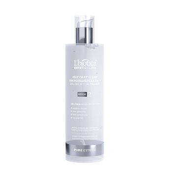 L'biotica, żel enzymatyczny, mikrozłuszczający do mycia twarzy, 200 ml