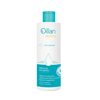 Oillan derm +, emulsja do kąpieli, 200 ml