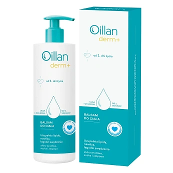 Oillan derm +, balsam do ciała, 400 ml