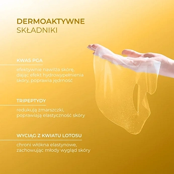 L'Biotica Phf + Witamina C, hydrożelowa maska, 1 szt.