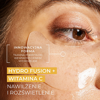 L'biotica, płatki hydrożelowe nawilżająco-rozświetlające pod oczy, 2 szt.