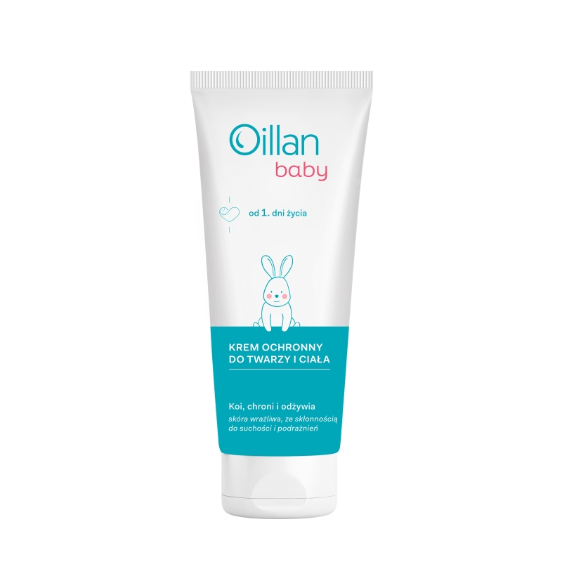 Oillan baby, krem ochronny do twarzy i ciała, 75 ml