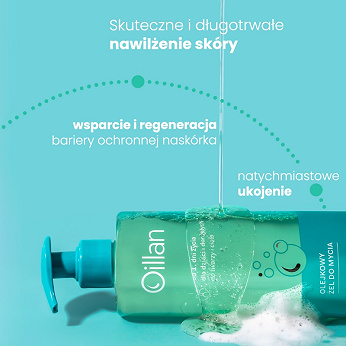 Oillan, żel myjący olejkowy, 400 ml