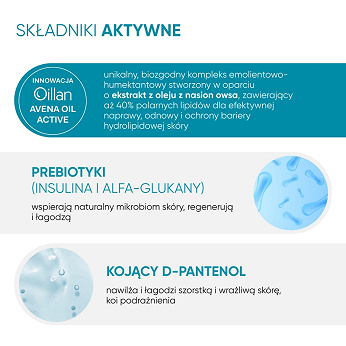 Oillan, pianka nawilżająca do mycia 3w1, 200 ml