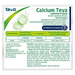 Calcium Teva, tabletki musujące ze składnikami uzupełniającymi dietę w wapń, 14 szt.