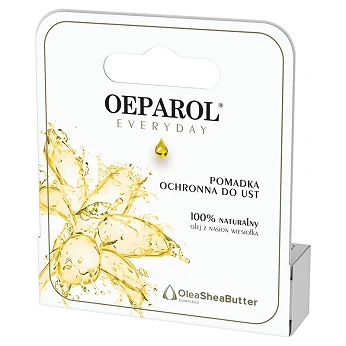 Oeparol Everyday , pomadka ochronna do ust z masłem shea, 4,8 g