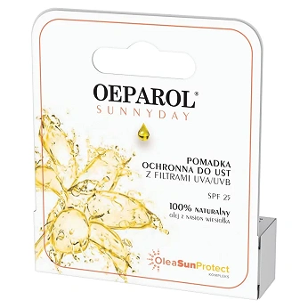 Oeparol Sunnyday , pomadka ochronna do ust z filtrami UVA/UVB SPF 25, 1 szt.