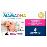 MamaDHA kapsułki z odpowiednio dobraną kompozycją DHA witamin i minerałów, 60 szt.