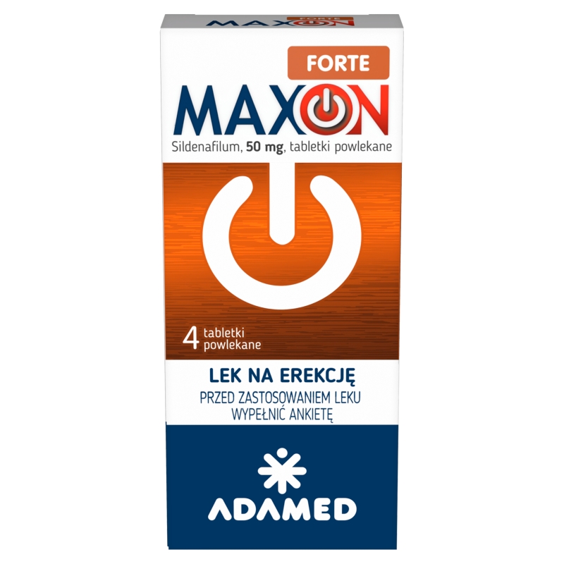 Maxon Forte, tabletki na erekcję 50mg, 4 szt.
