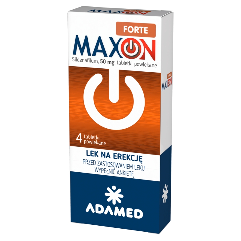 Maxon Forte, tabletki na erekcję 50mg, 4 szt.